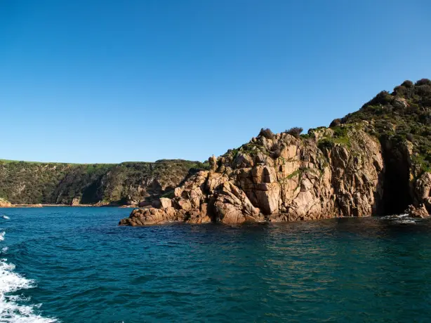 Aus vic phillip island ocean rock