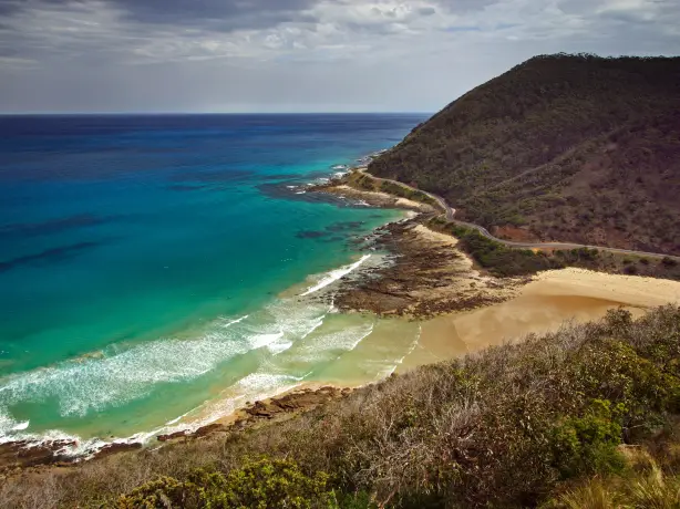 Luftaufnahme der Great Ocean Road, Melbourne, Victoria, Australien