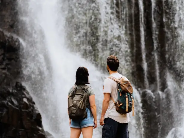 Couple at Grampians Mac Kenzie Falls