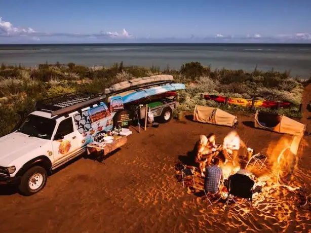 AU Aboriginal Kultur Westaustralien Shark Bay Camping