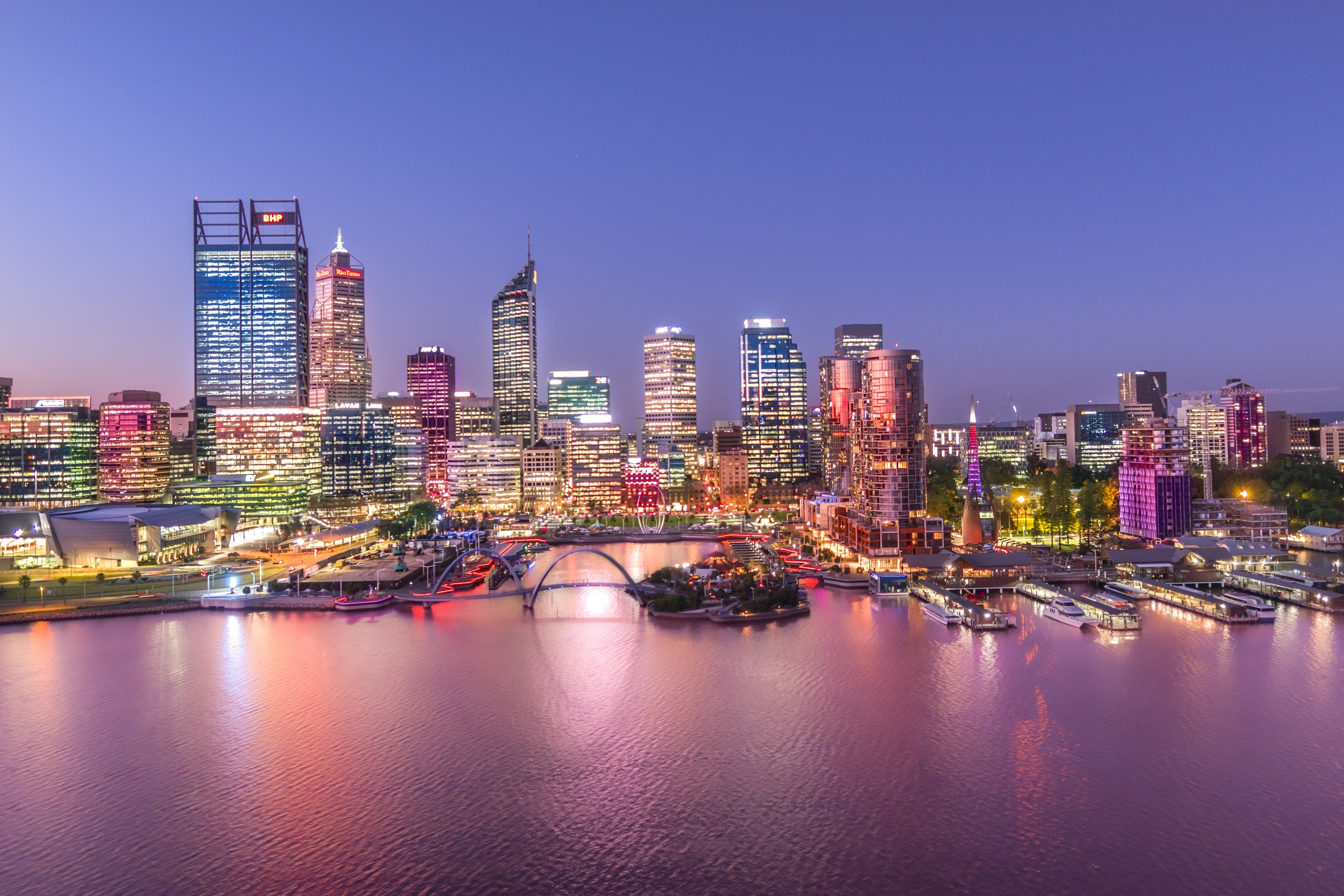 Australien Westaustralien Perth Elizabeth Quay