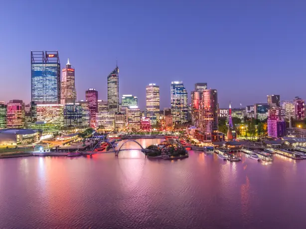 Australien Westaustralien Perth Elizabeth Quay