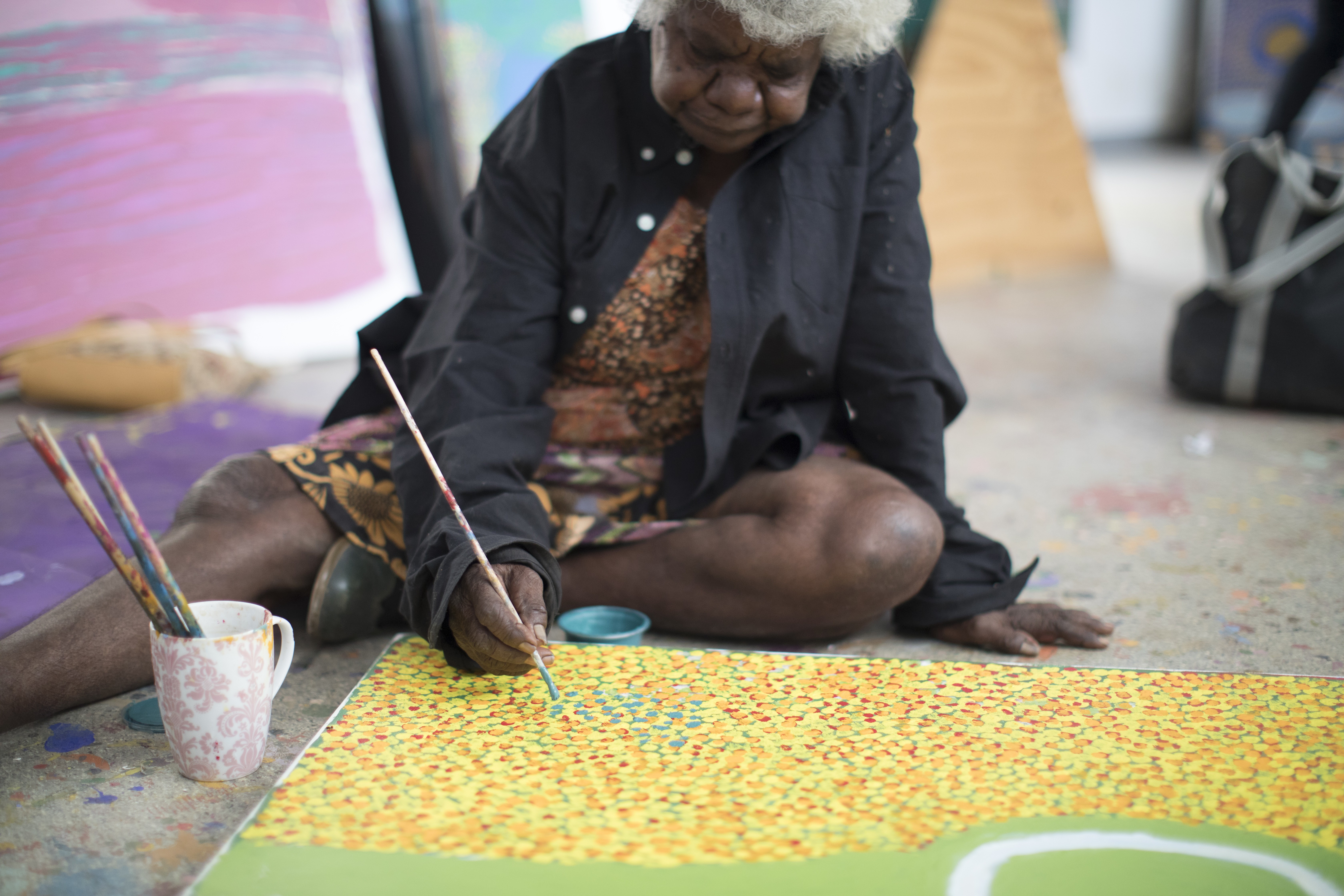 Australien Westaustralien Mangkaja Arts Resource Agency Fitzroy Crossing