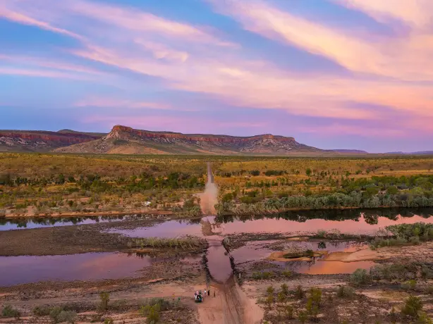 Australien Westaustralien Pentecost River Crossing Gibb River Road