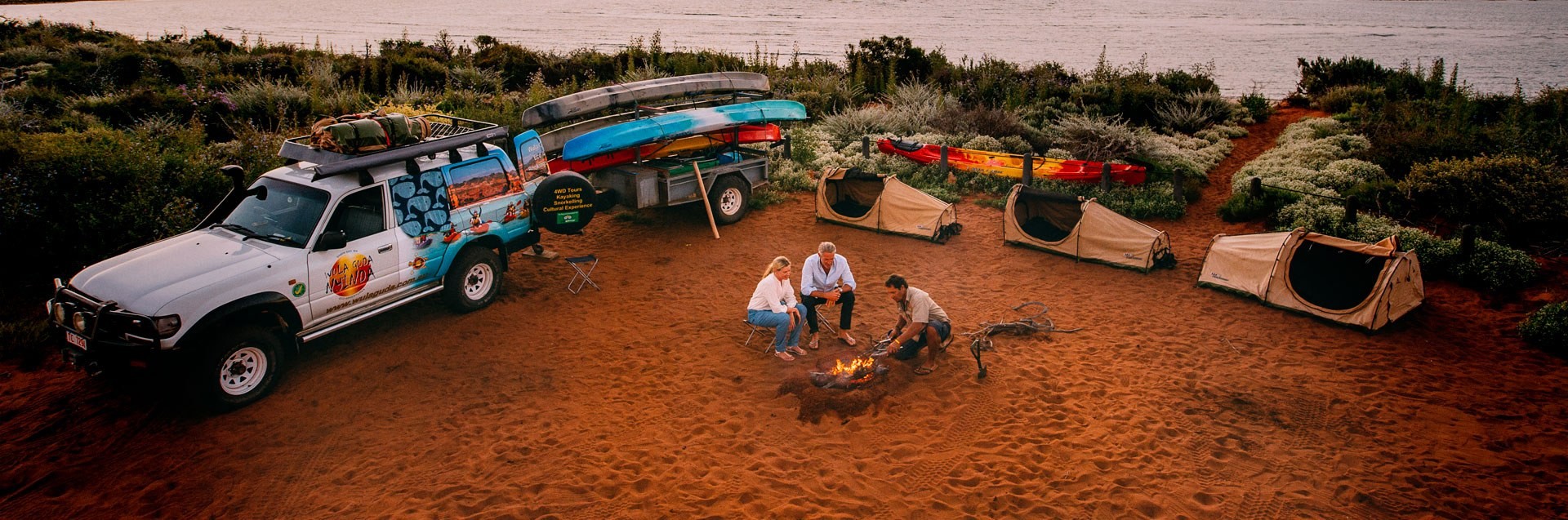 AU Westaustralian wula gura aboriginal tour camp