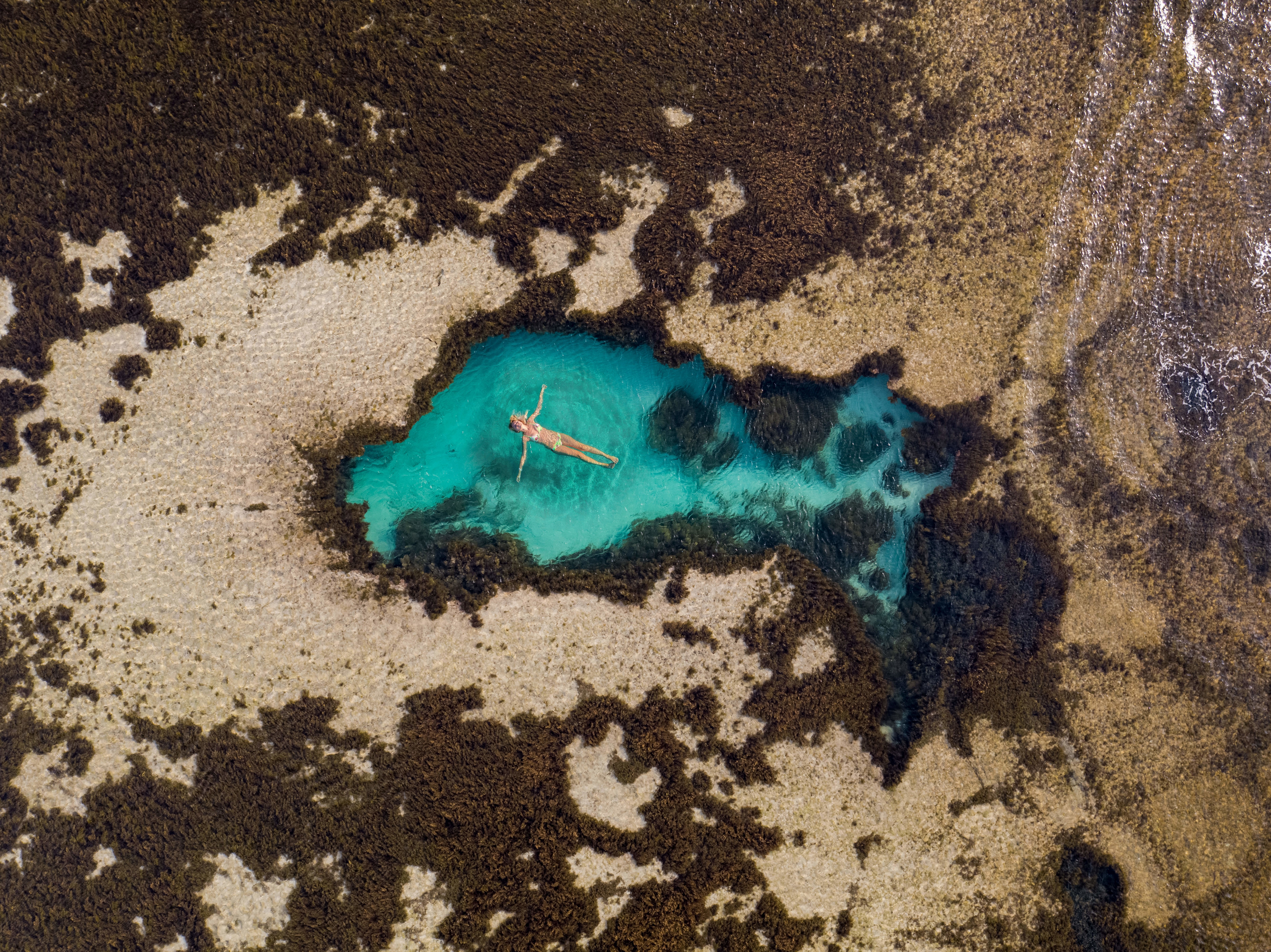 Aus wa Little Armstrong Bay Rottnest Island credit Tourism Western Australia and credit ospreycreative on social media