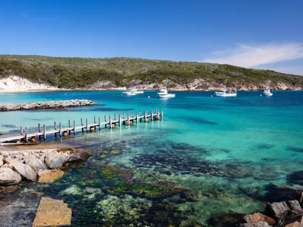 Australien Westaustralien Fischereistrand in der Nähe des Bootshafens Bremer Bay