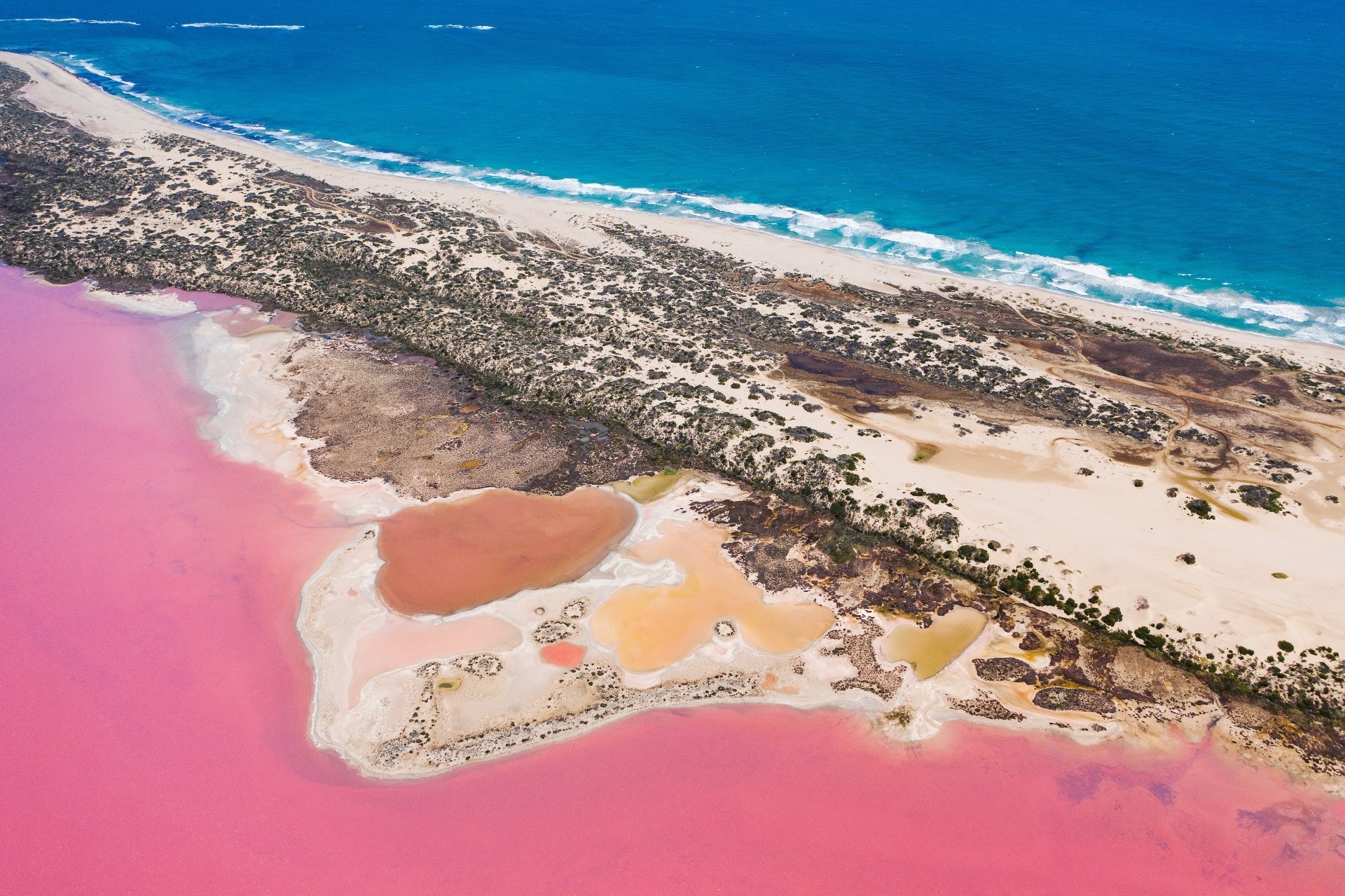 Australien Westaustralien Hutt Lagoon