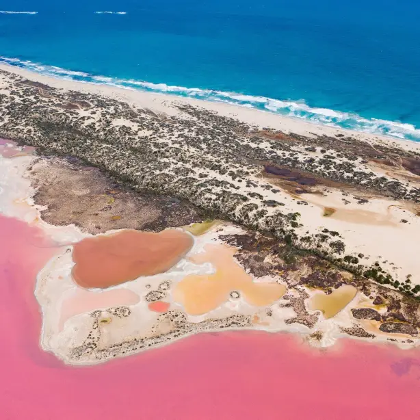 Australien Westaustralien Hutt Lagoon