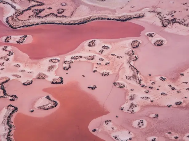 Australien Westaustralien Pink Lake Kalgoorlie