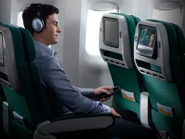 Australien Fliegen Flugzeug Kabine premium economy