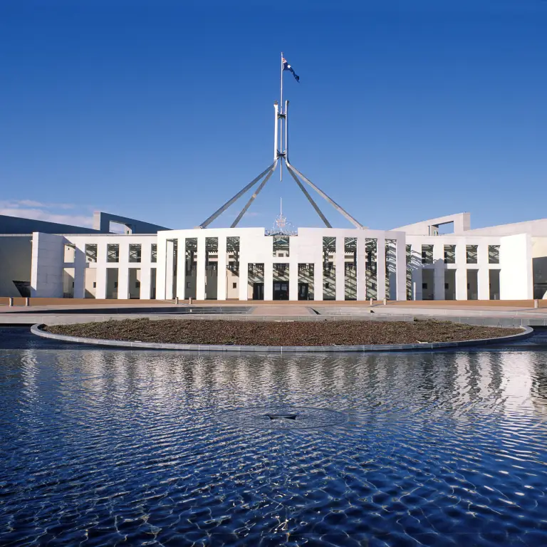 Aus act parliament house canberra credit Tourism Australia
