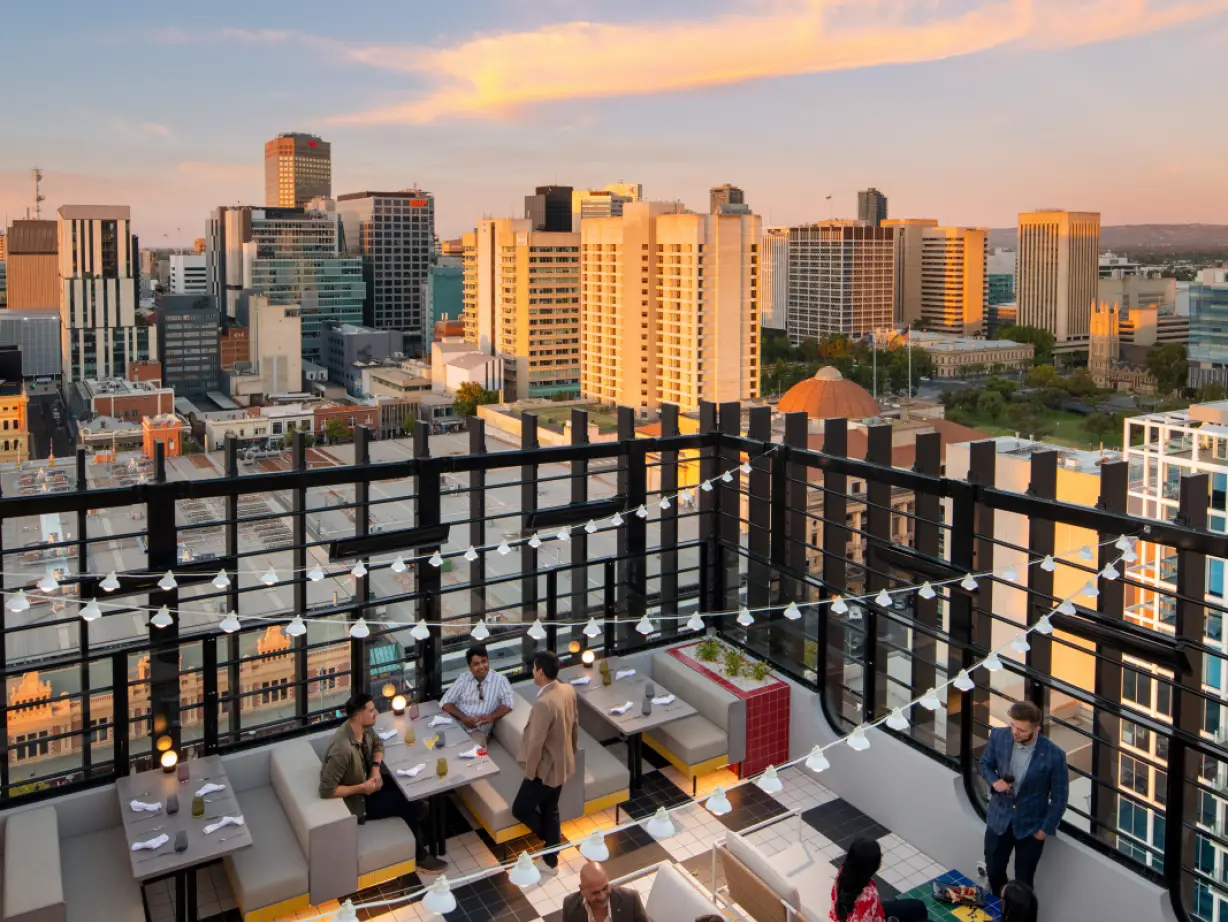 Aus adelaide rooftop bar credit Merrymaker rooftop bar