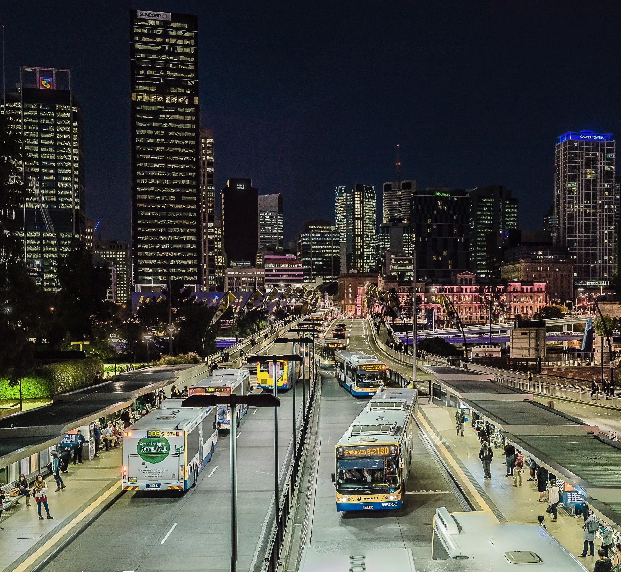 Aus brisbane bus city view michael unsplash
