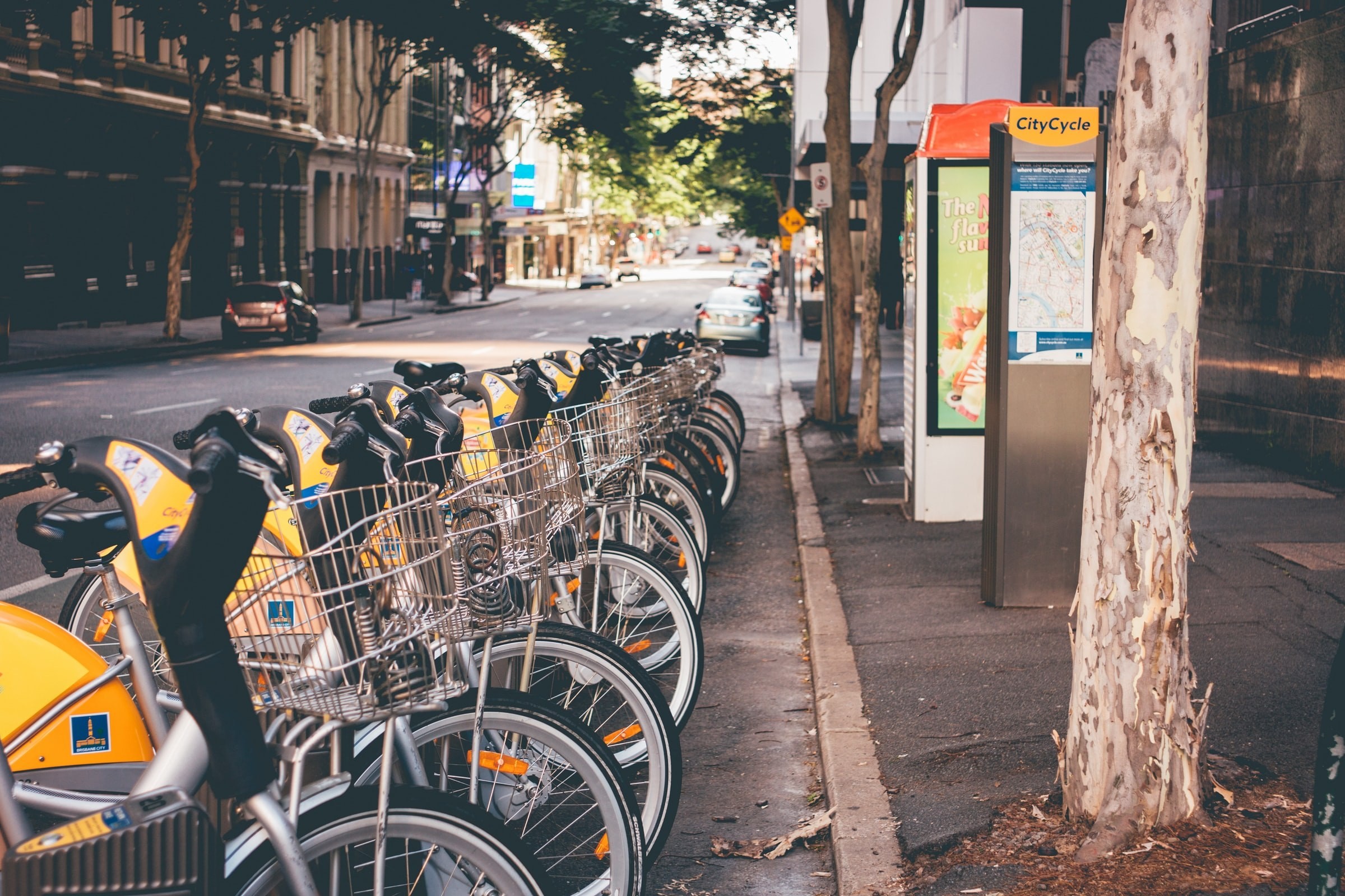 Aus brisbane bikes street view zachary staines unsplash