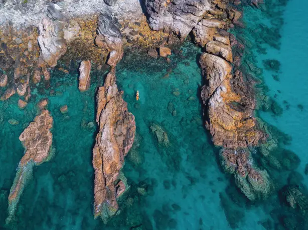 Australien Queensland Great Keppel Island Klippen
