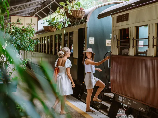 Aus qld cairns Kuranda Scenic Railway credit Tourism and Events Queensland Tourism Tropical North Queensland