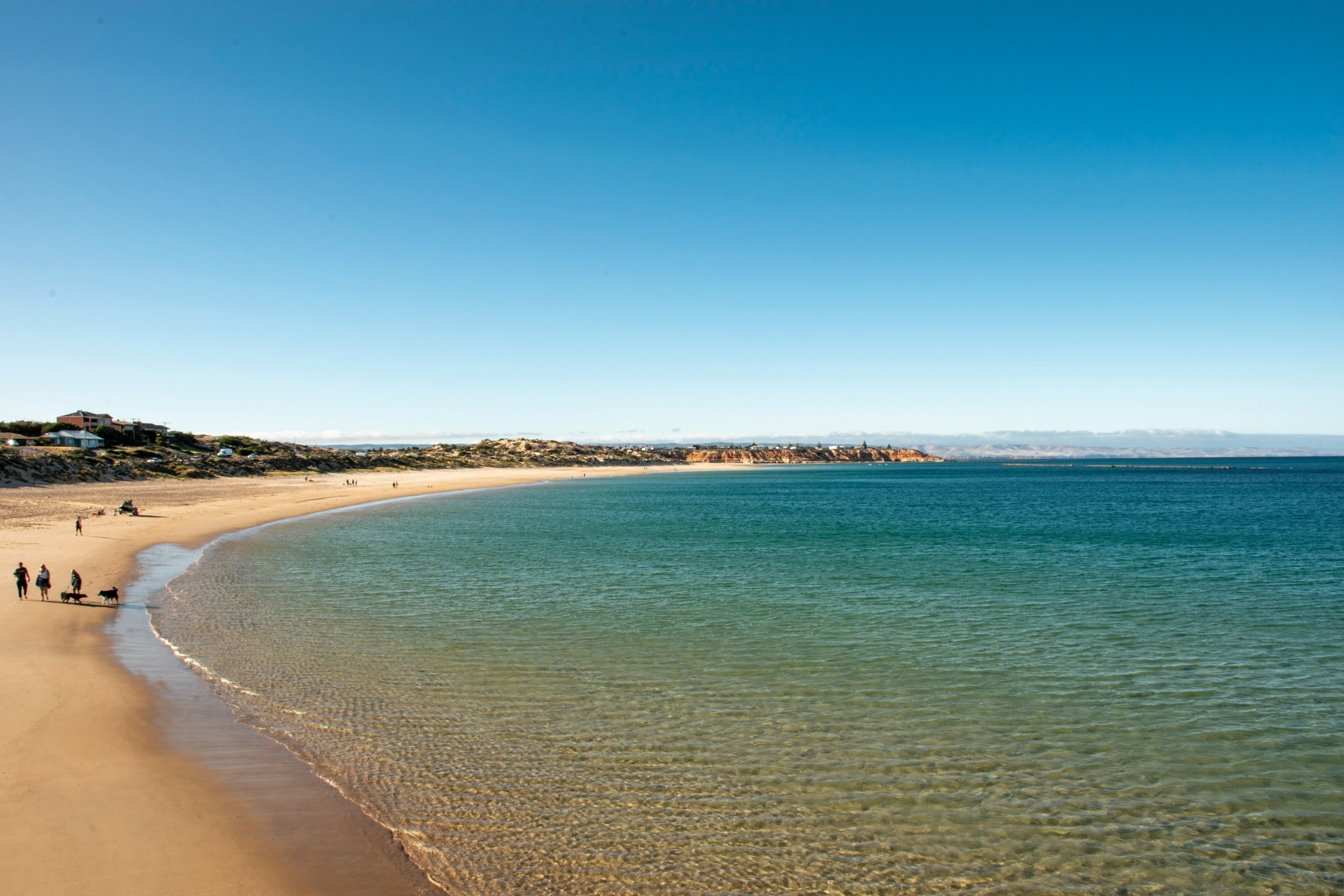 Australien südaustralien adelaide küste goldener sand strand