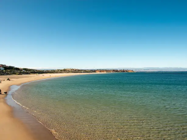 Australien südaustralien adelaide küste goldener sand strand