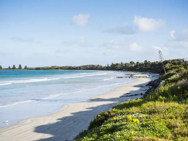Aus victoria Port Fairy beach great ocean road