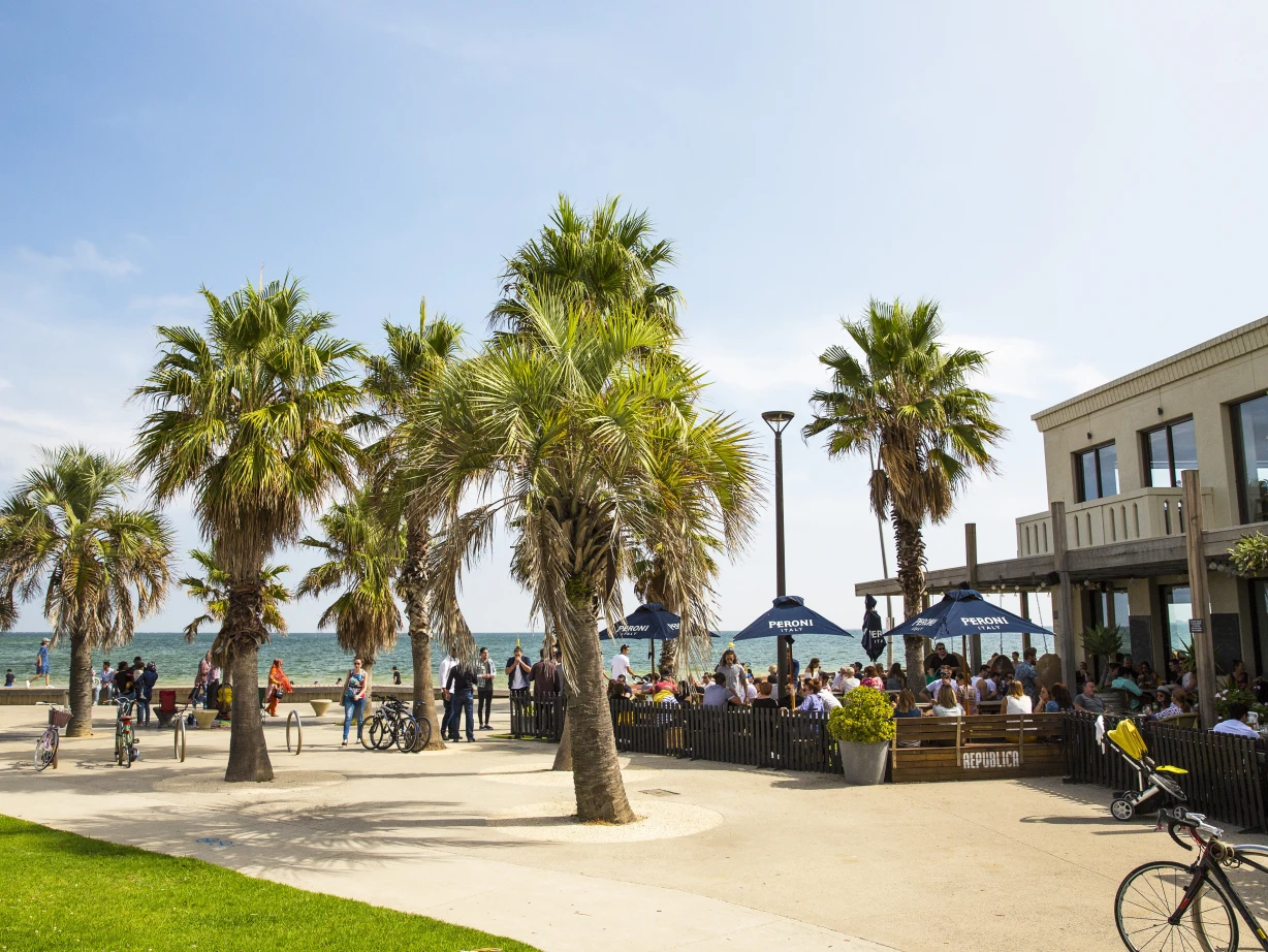 Aus victoria St Kilda Beach Melbourne