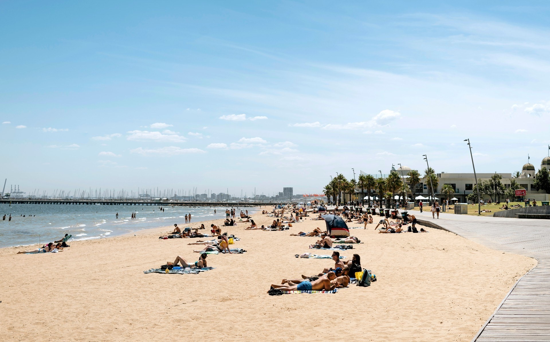 Australien Victoria Melbourne St Kilda Beach