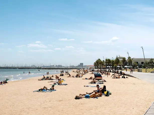 Australien Victoria Melbourne St Kilda Beach