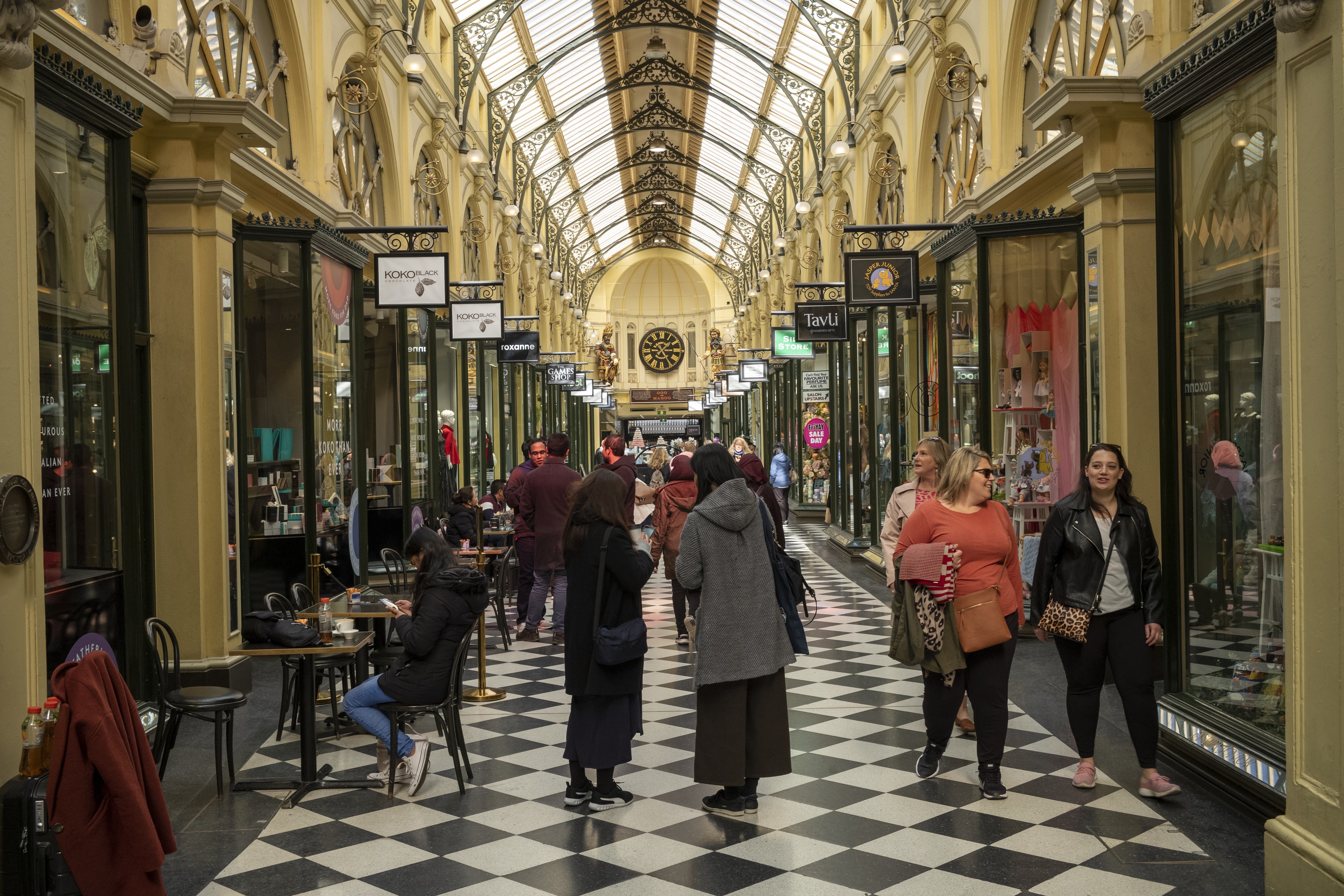 Aus vic melbourne The Royal Arcade Melbourne VIC credit Tourism Australia