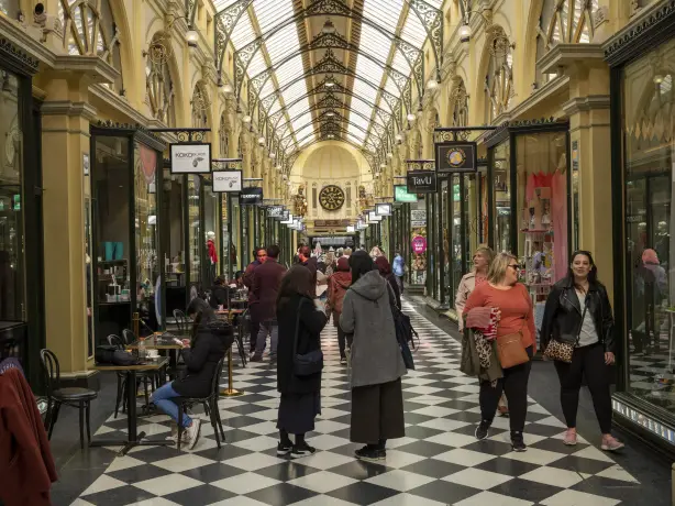 Aus vic melbourne The Royal Arcade Melbourne VIC credit Tourism Australia