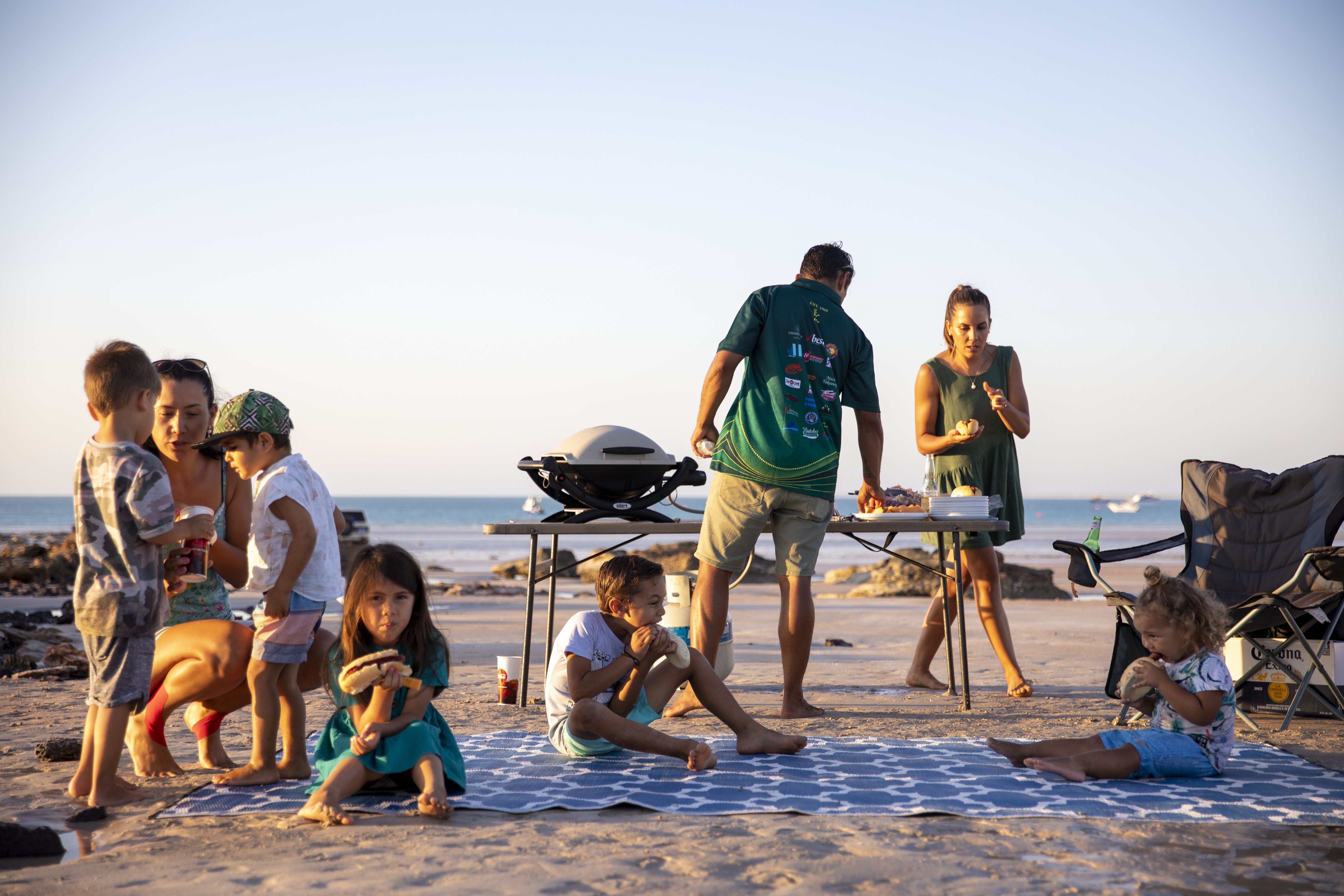 Aus wa family bbq beach