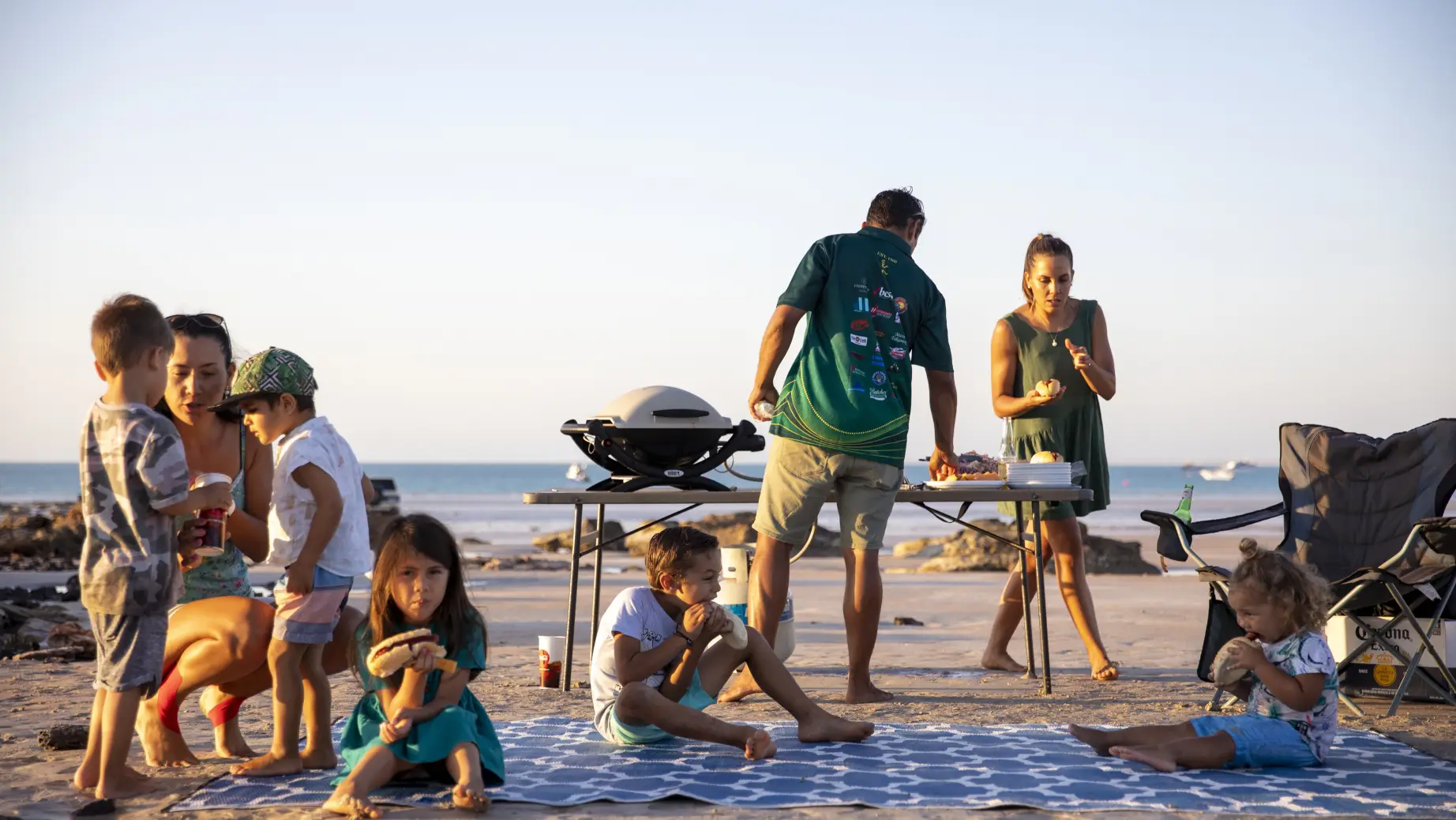 Aus wa family bbq beach