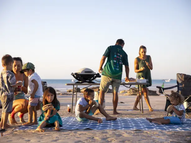 Aus wa family bbq beach