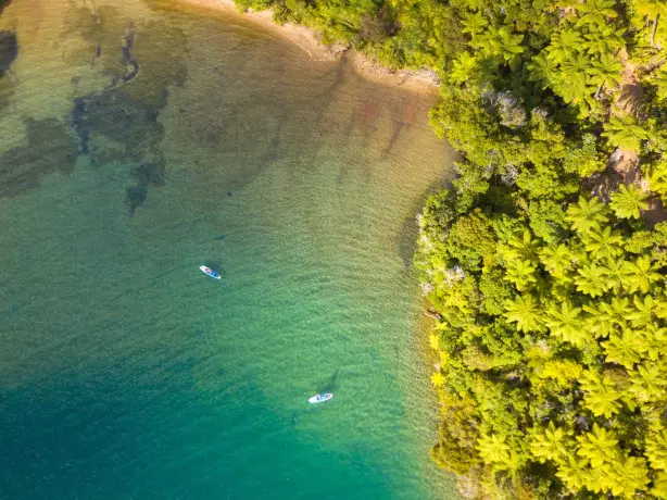 nz marlborough sounds drone