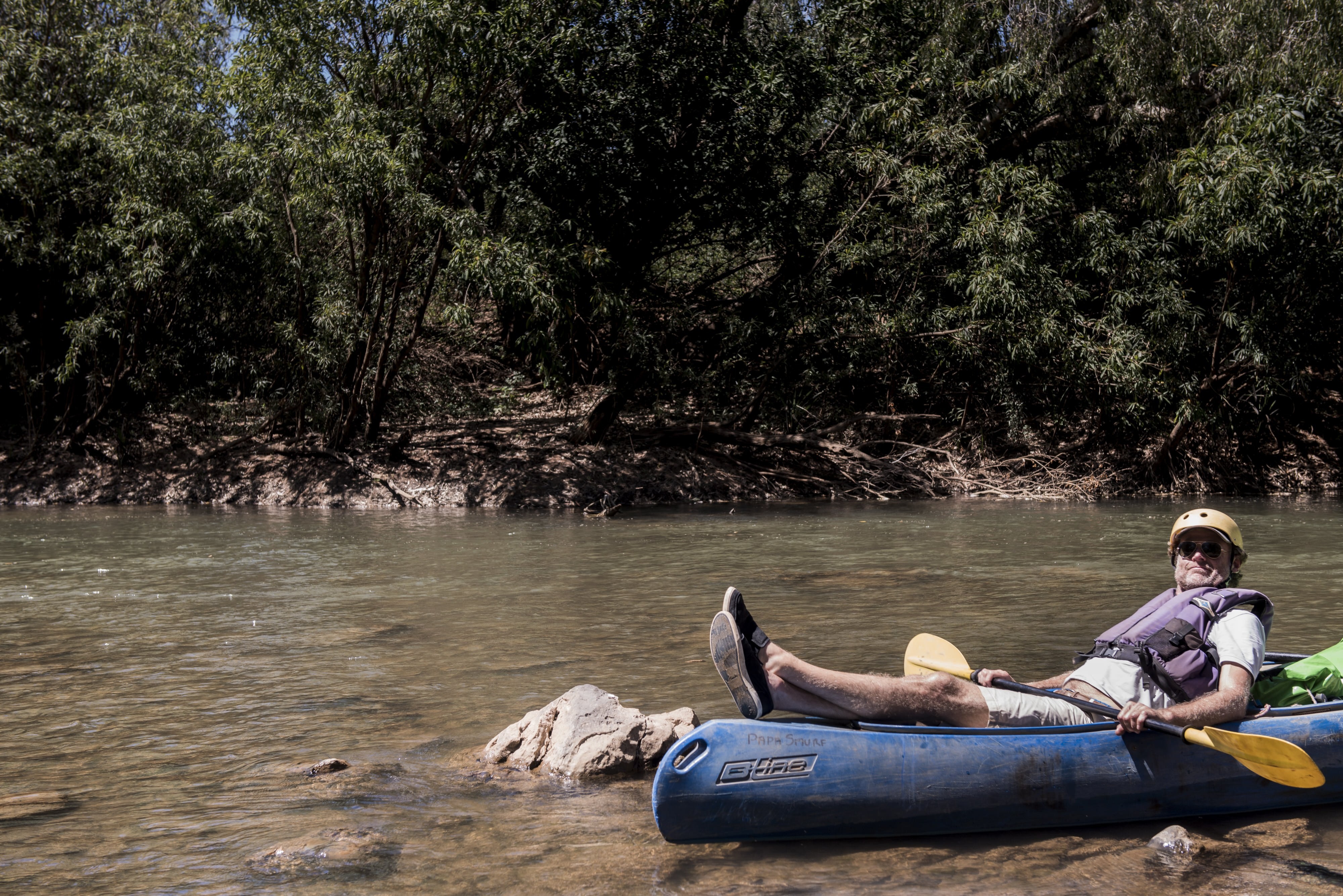 Aus gecko canoeing onno