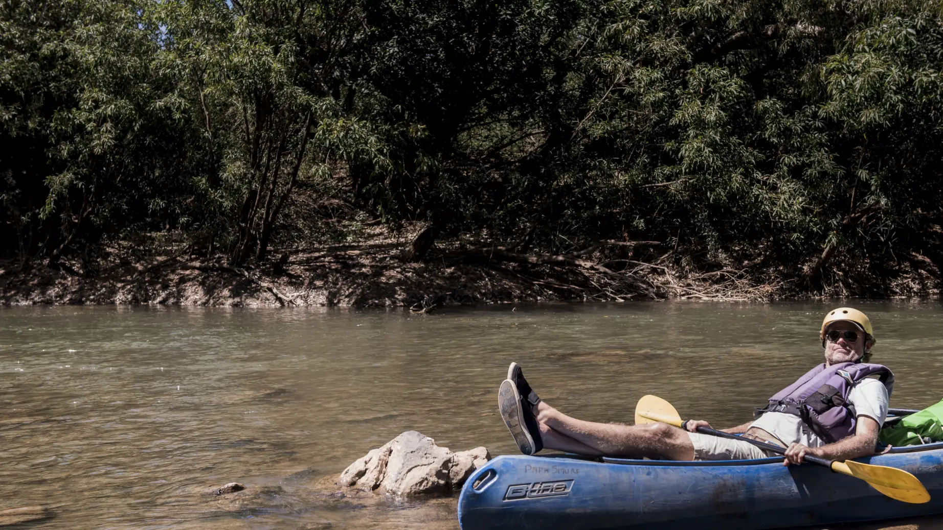 Aus gecko canoeing onno