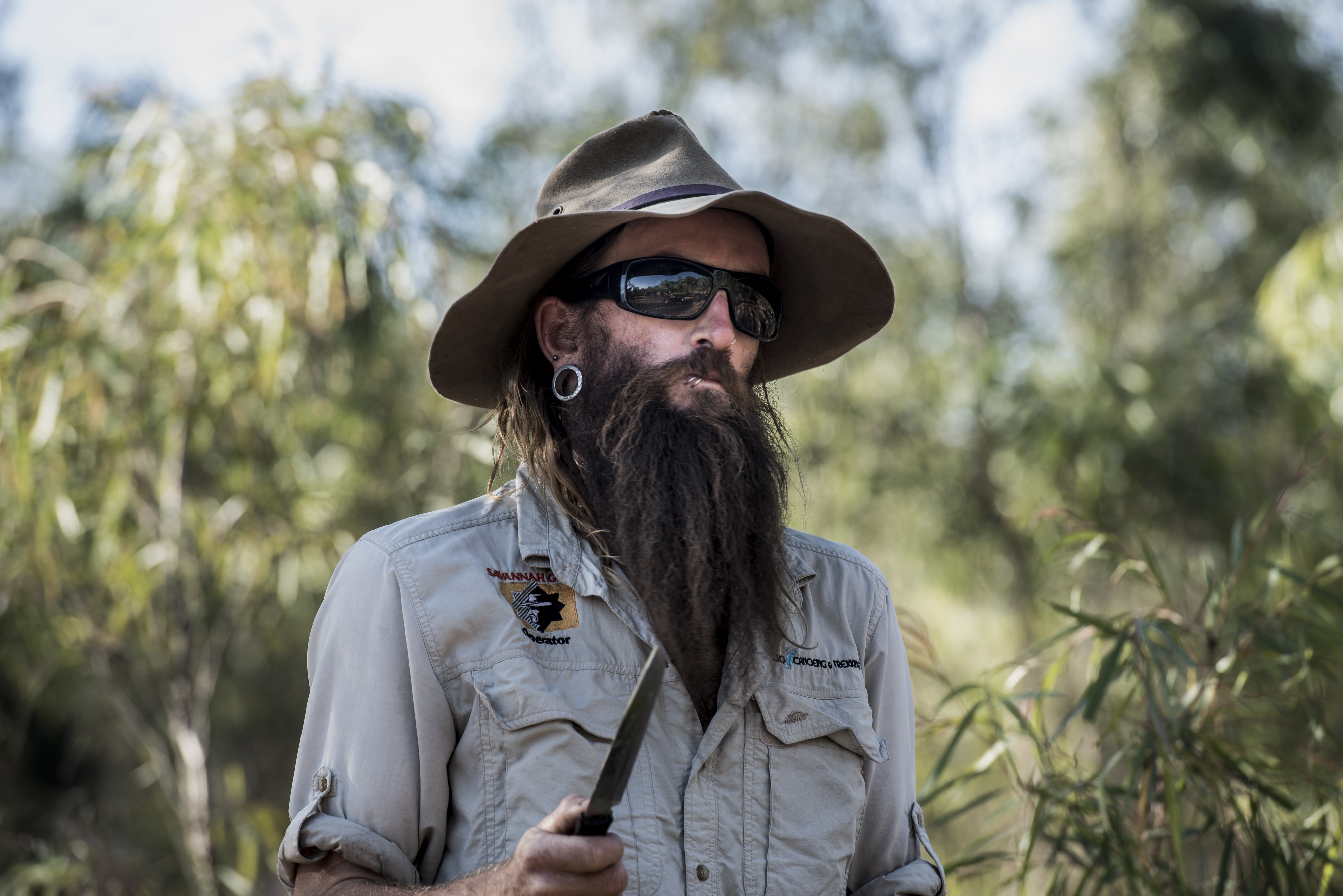 Aus gecko canoeing cameron knife