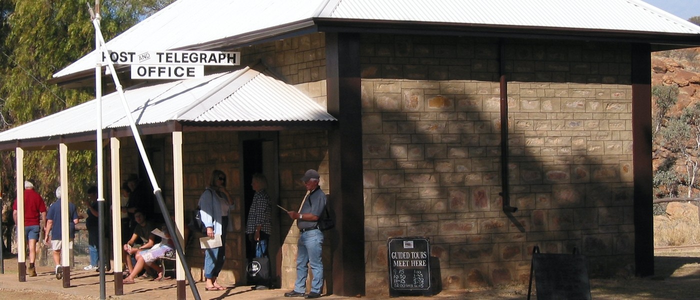 Aus alice springs telegraph station historical reserve