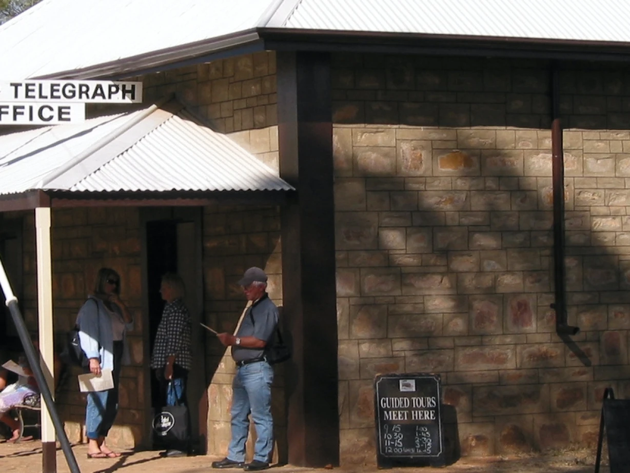 Aus alice springs telegraph station historical reserve
