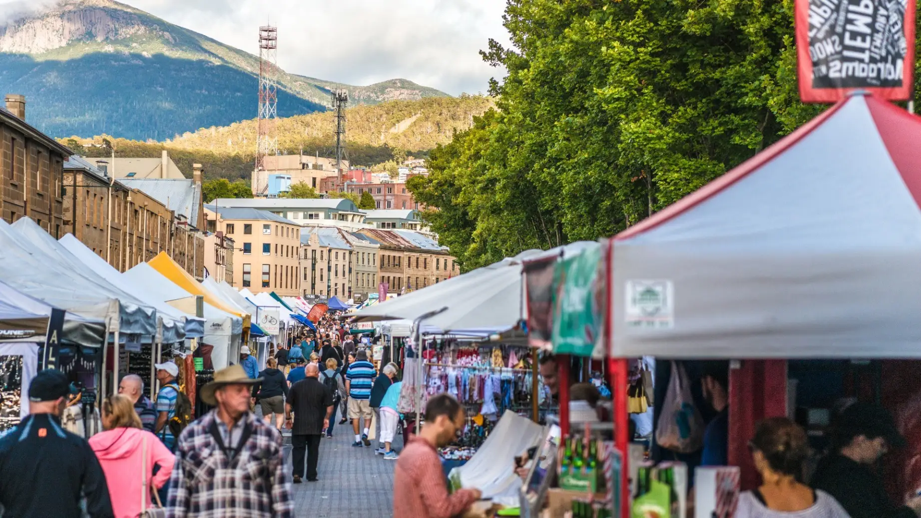 Australien tasmanien Salamanca Markets hobart