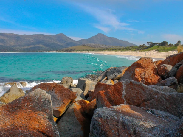 Australien Tasmanien Wineglass Bay Strand