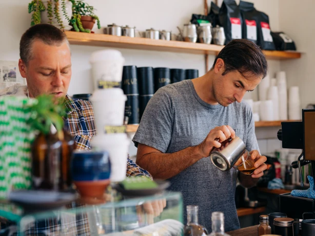 Australien Tasmanien Café