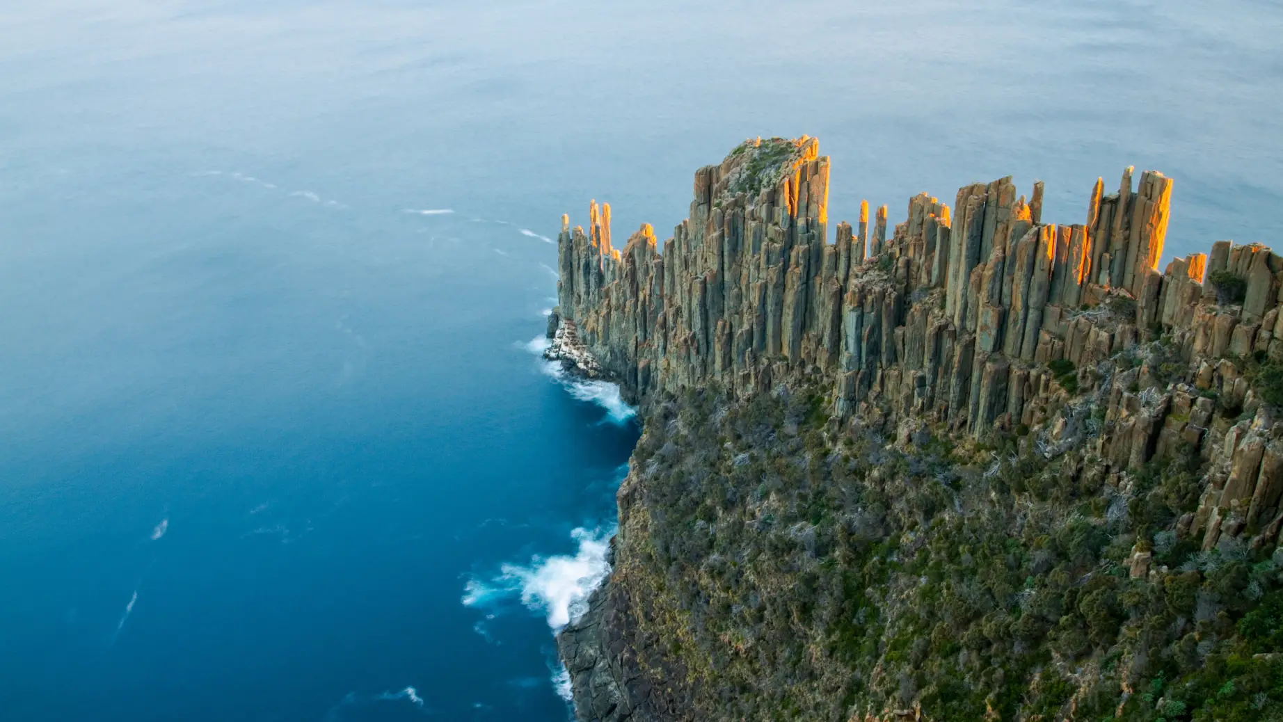 Tasmanien Cape raul tasman national park Felsformationen