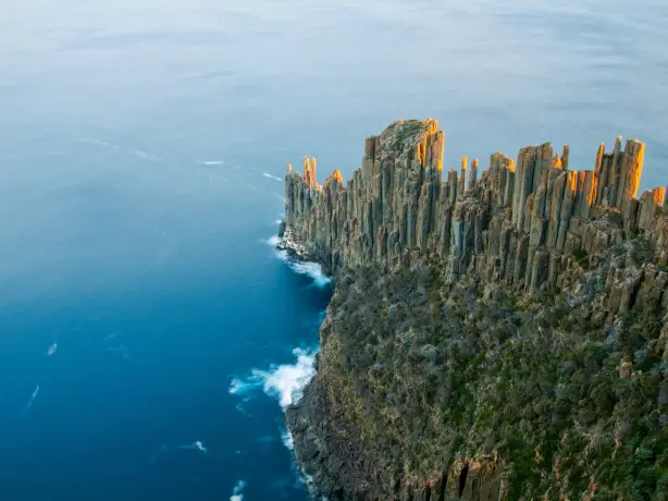 Tasmanien Cape raul tasman national park Felsformationen