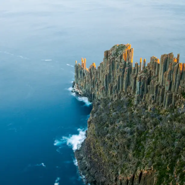 Tasmanien Cape raul tasman national park Felsformationen