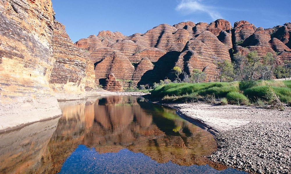 Australien Purnululu Nationalpark Bungle Bungles Fluss