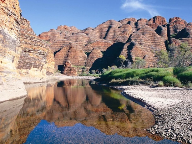 Australien Purnululu Nationalpark Bungle Bungles Fluss