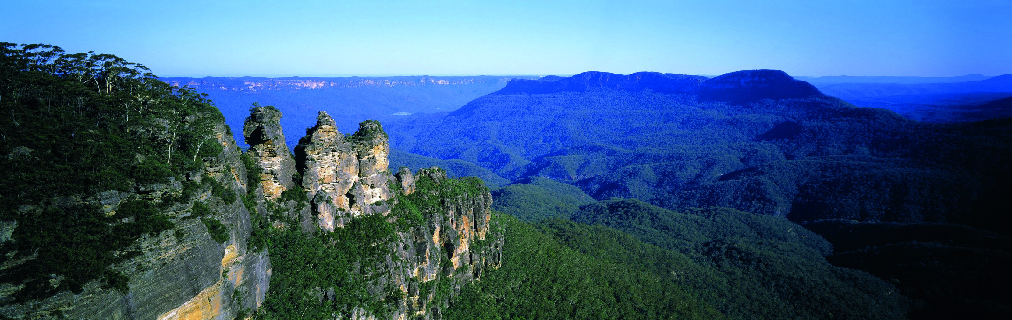Felsformation three sisters in den Blue Mountains
