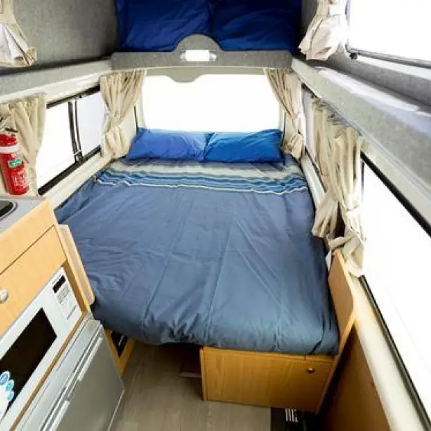 Innenansicht von einem Wohnmobil