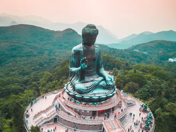 Große Buddha-Statue in Hongkong