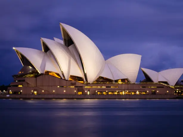 aus sydney opera house twilight